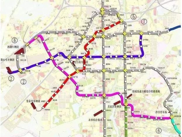 长春地铁7号线到烧锅吗?