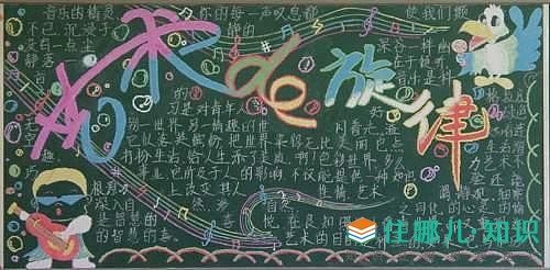 校园文化艺术节黑板报图片