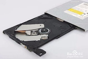 电脑怎么放光盘？